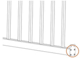 12g x 50mm Long - Countersunk Screws - Pack of 50